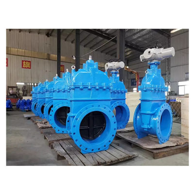 Régulation du débit d'eau HT200 Valve de porte de type bride en fonte avec roue de fer ductile