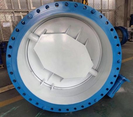 Certificat complet Les soupapes à papillon DIN BS JIS Flange DI CI WCB Corps à double flange