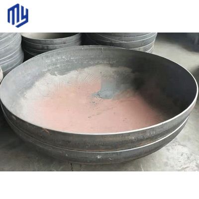 Tête de réservoir en cercle fin de tuyau en acier inoxydable Tête de réservoir avec support personnalisé