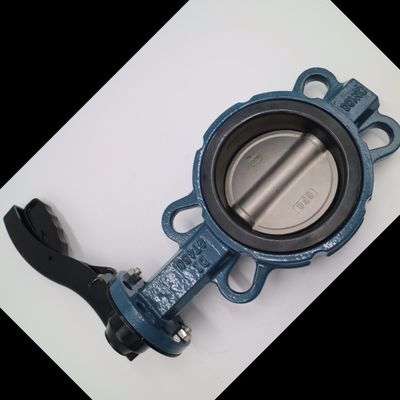 Valve d'eau de papillon revêtue EPDM pour type de gaufre en fer ductile/acier inoxydable