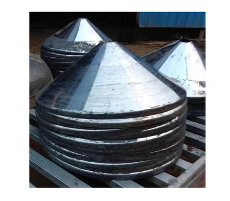 8 pouces de tuyau de fin Cap tête Code hexagone pour 304 en acier inoxydable couverture de réservoir tête conique