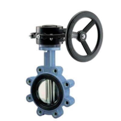 Ventileur papillon à haute température à gaz DN200 à siège doux en acier au carbone