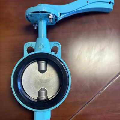 Type de soupape à papillon à double flange interfléchée Options électriques et pneumatiques