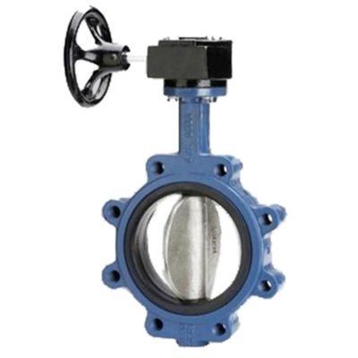 Ventilateurs à papillon hydraulique en fonte Extension de la tige de la flange en PVC Pneumatique 1 pouce Sanitaire