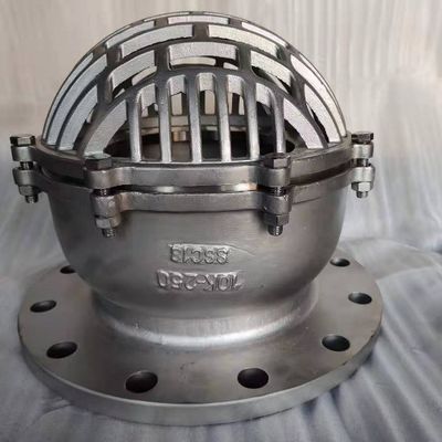 Soutien personnalisé OBM en gros DN450 CF8M soupape de pied en acier inoxydable
