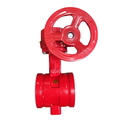 Ventilateur de papillon à turbine à gaz à douce étanchéité à rainures D381X hydraulique