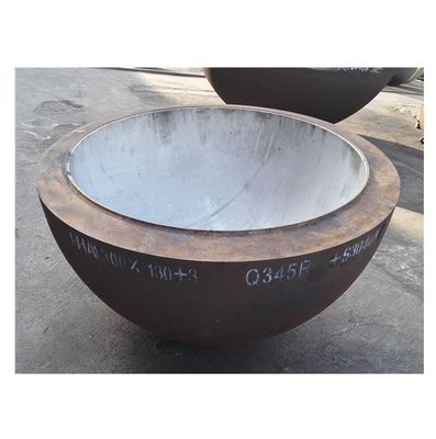 ASME Standard 30 pouces connexion de soudage tête de réservoir hémisphérique pour la fin de tuyau en acier
