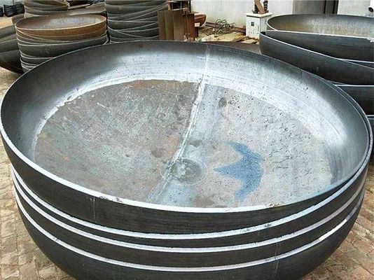 Taille personnalisée Tête de plat 1000 mm 6 mm Tête d'hémisphère en acier doux