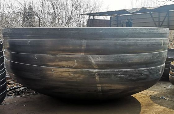 Tête de coulée à l'extrémité de plaque sphérique en acier au carbone