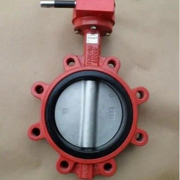 Valve papillon à basse température avec structure en fer ductile et tige en acier inoxydable