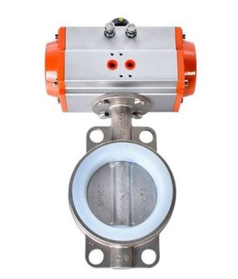 Valve de papillon en acier inoxydable sanitaire avec poignée d'excellent
