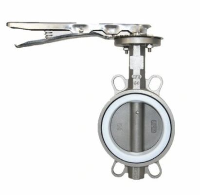 Ventileur papillon OEM en acier inoxydable/acier au carbone avec fonctionnement manuel