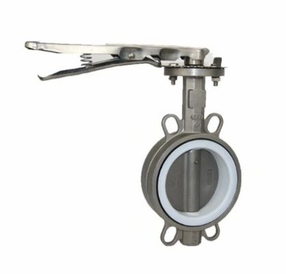 Ventileur papillon OEM en acier inoxydable/acier au carbone avec fonctionnement manuel