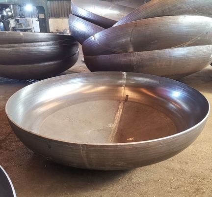 Taille personnalisée chaudière de précision d'acier au carbone plateau de fin Asme 2 1 tête semi-elliptique pour l'industrie