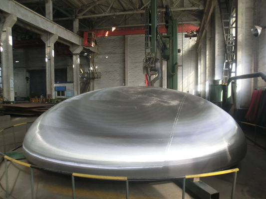 Taille personnalisée chaudière de précision d'acier au carbone plateau de fin Asme 2 1 tête semi-elliptique pour l'industrie
