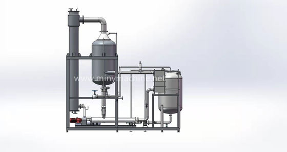 Évaporateur à pellicule de levage à chute multi-effet en acier inoxydable pour l'approvisionnement direct en gélatine