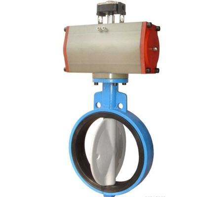 Valve à papillon pneumatique personnalisée pour les applications industrielles à température normale