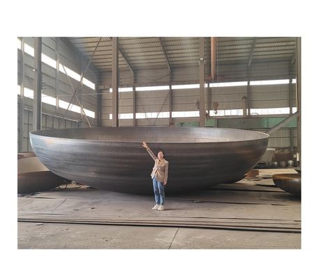 Tête de récipient sous pression standard ASME de diamètre 3000 mm, tête de récipient elliptique à formation chaude