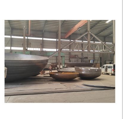 Tête de récipient sous pression standard ASME de diamètre 3000 mm, tête de récipient elliptique à formation chaude
