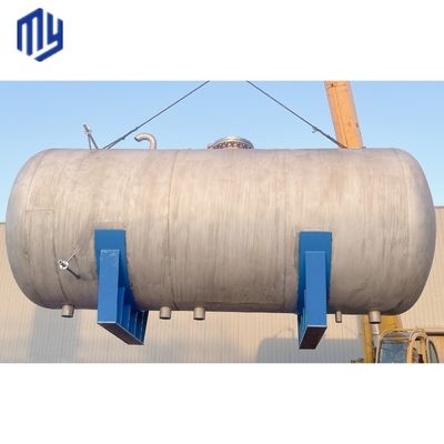 Réservoir de stockage de gaz souterrain en acier inoxydable horizontal avec une capacité personnalisée de 50 litres