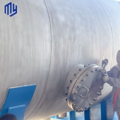 Réservoir de stockage de gaz souterrain en acier inoxydable horizontal avec une capacité personnalisée de 50 litres