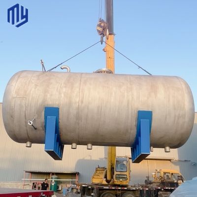 Réservoir de stockage de gaz souterrain en acier inoxydable horizontal avec une capacité personnalisée de 50 litres