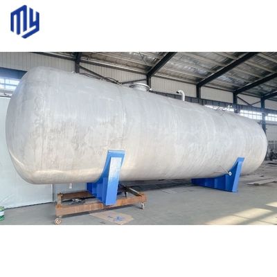 Réservoir de stockage de gaz souterrain en acier inoxydable horizontal avec une capacité personnalisée de 50 litres