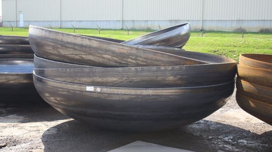 Tête de réservoir elliptique en acier au carbone à plat personnalisée pour navires industriels sous pression