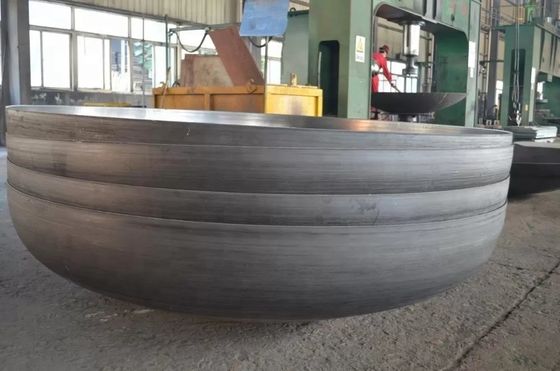 Tête de réservoir elliptique en acier au carbone à plat personnalisée pour navires industriels sous pression