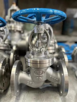 Excellentes vannes de décharge de tuyaux industriels en acier inoxydable avec support personnalisé OBM
