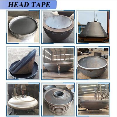 Formage à chaud pressage en acier au carbone tête de réservoir elliptique pour besoins personnalisés