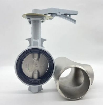 Taille du port selon les exigences du client Venteuse papillon d'eau de mer DN100 DN500 2" 4