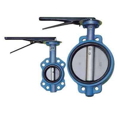 Vendre CF8 Di Ci EPDM PTFE fort acide ductile fer à levier fonctionné gaufre soupape papillon