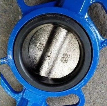 Vendre CF8 Di Ci EPDM PTFE fort acide ductile fer à levier fonctionné gaufre soupape papillon