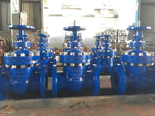 DIN F6 Standard 4 pouces industrie couteau vanne de porte avec manche de roue en acier inoxydable