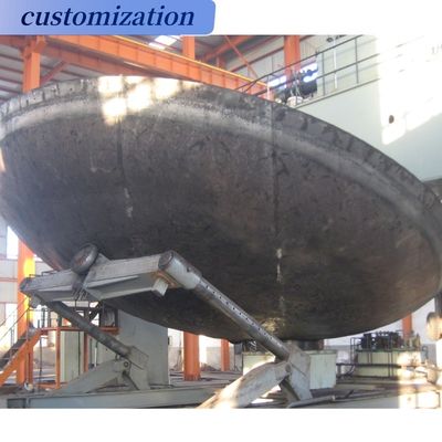 Connexion de soudage 1000 mm Grande demi-sphère métallique pour les têtes de réservoir sphériques personnalisées