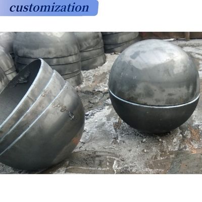 Connexion de soudage 1000 mm Grande demi-sphère métallique pour les têtes de réservoir sphériques personnalisées