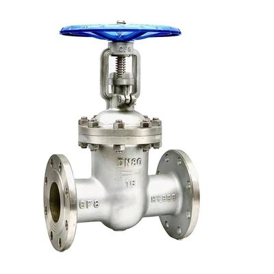 Valve de porte de la tige à double flanc d'acier inoxydable à support industriel
