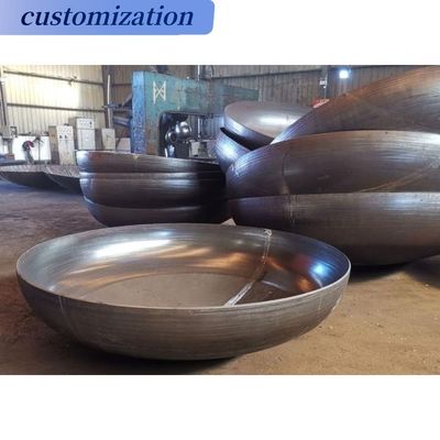 Connexion de soudage demi-balle en aluminium sphère torisphérique tête pour la conception personnalisée
