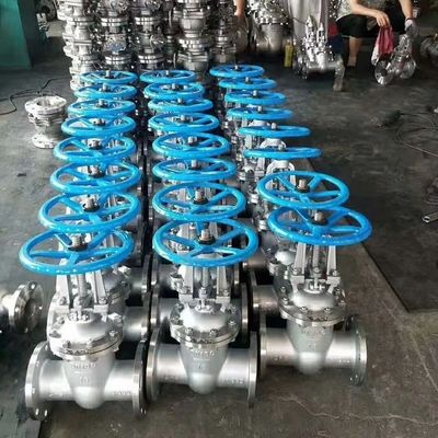 Valves de porte 4 pouces 6 pouces 8 pouces Flange forgé WCB ANSI A105N API6D en acier coulé manuel