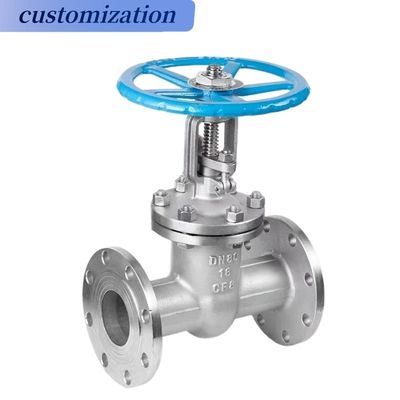 Valve hydraulique de sortie de porte de type flange en fonte avec tige montante et siège élastique