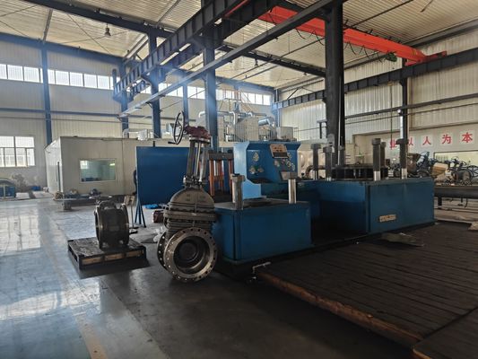 Valve hydraulique de sortie de porte de type flange en fonte avec tige montante et siège élastique