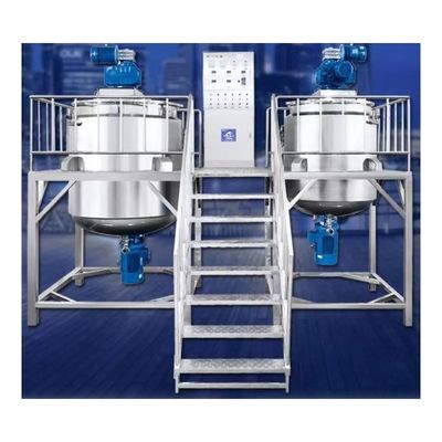 50 MPa Max pression de travail émulsifiant mélangeur de liquide réservoir horizontal en acier inoxydable