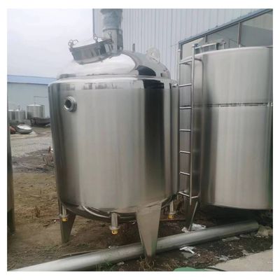 50 MPa Max pression de travail émulsifiant mélangeur de liquide réservoir horizontal en acier inoxydable