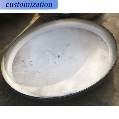 Connexion de soudage standard ASME Grandes têtes de plaques elliptiques en acier au carbone pour réservoirs