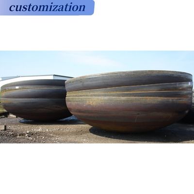Tête elliptique semi-ellipsoïdale en acier inoxydable de 4 pouces avec support personnalisé ODM