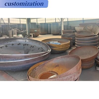 Formation de cercle Q345 S275JR Presse à chaud ASME Tête de réservoir à plaques en flancs pour récipient de stockage