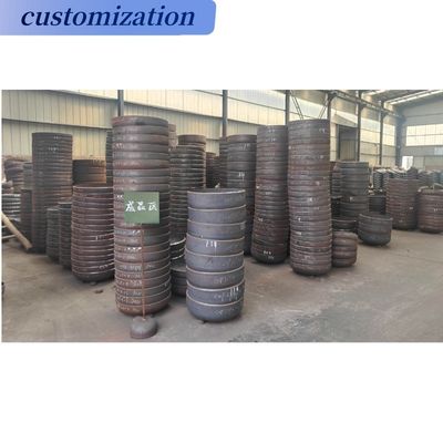 Formation de cercle Q345 S275JR Presse à chaud ASME Tête de réservoir à plaques en flancs pour récipient de stockage