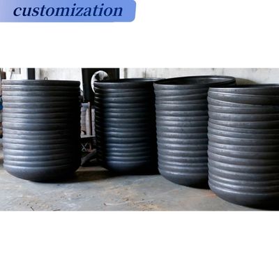 Formation de cercle Q345 S275JR Presse à chaud ASME Tête de réservoir à plaques en flancs pour récipient de stockage