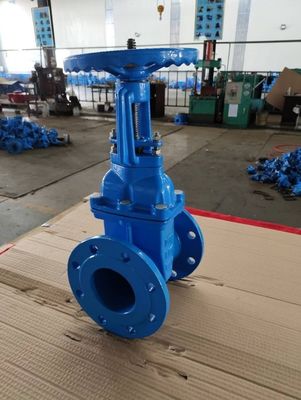 Rénovation logicielle de la vanne de porte à ciseau en fer ductile non montante avec disque de joint en caoutchouc